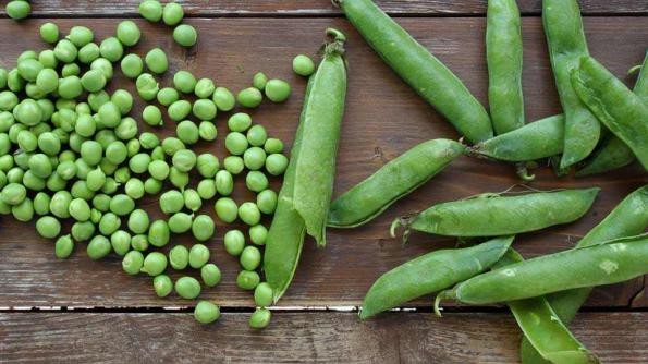 what is Green peas production process