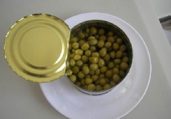 organic canned green peas price list